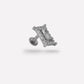 Radiant Rectangle Gem Studs