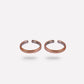 braided design Toe Rings