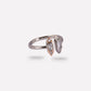 Rose Gold & Silver Sparkle Toe Ring