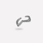 Double chevron Toe Ring